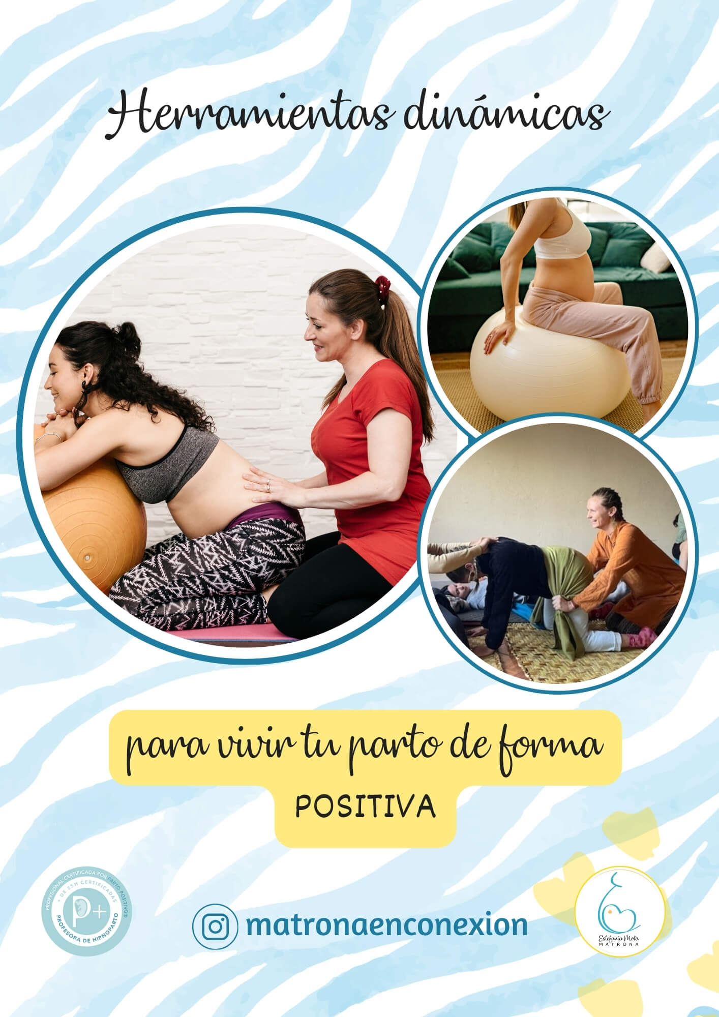 Leadmagnet web Herramientas dinámicas para vivir tu parto de forma positiva